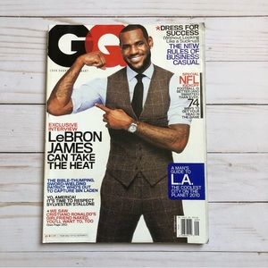 Lebrón James GQ Magazine September 2010 Issue
